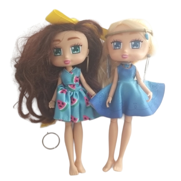 Boxy Girls Toy Fashion Willa + Brooklyn Dolls - Picture 1 of 10